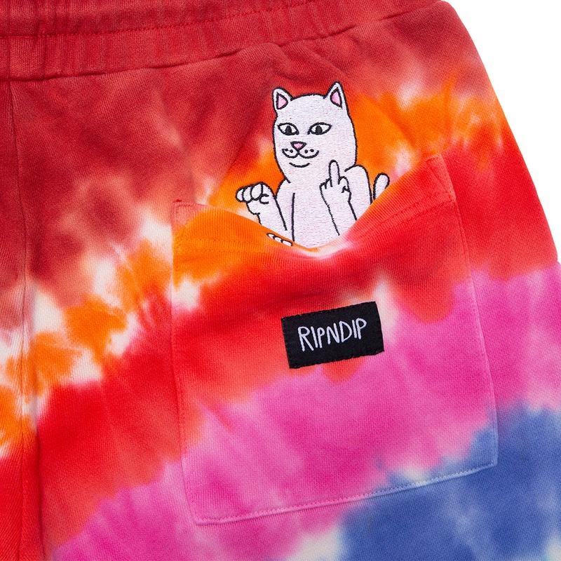 Ripndip OG Prisma Embroidered Sweat Shorts Red | CA BC2205