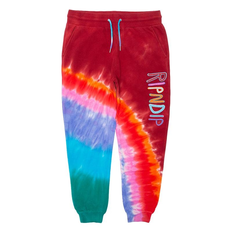 Ripndip OG Prisma Embroidered Sweatpants Red | CA EX2132