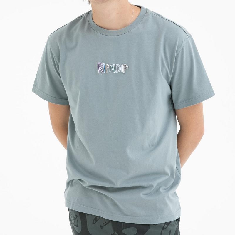 Ripndip OG Prisma Short Sleeve Shirts Grey | CA UT2266