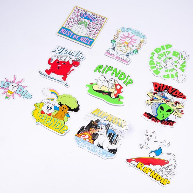 Ripndip Overthinking Sticker Pack Accessories Multicolor | CA EX2938