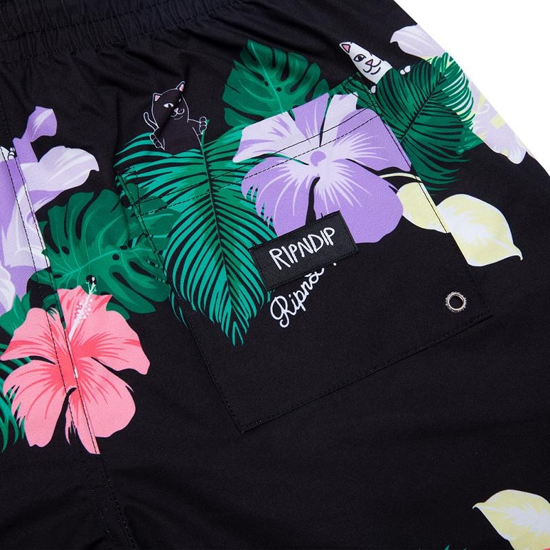 Ripndip Pablo Swim Shorts Black | CA YU2213