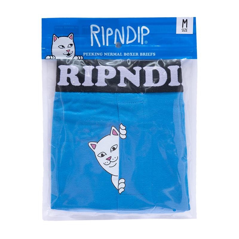 Ripndip Peek A Nermal Boxer Deep Blue | CA YU2988