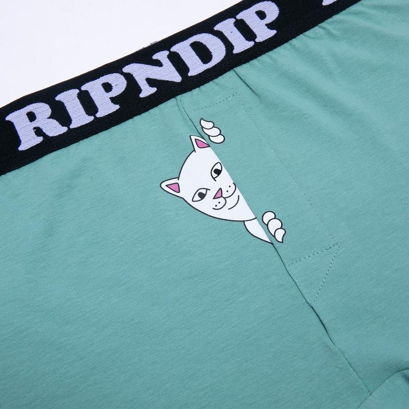 Ripndip Peek A Nermal Boxer Deep Green | CA UT2987