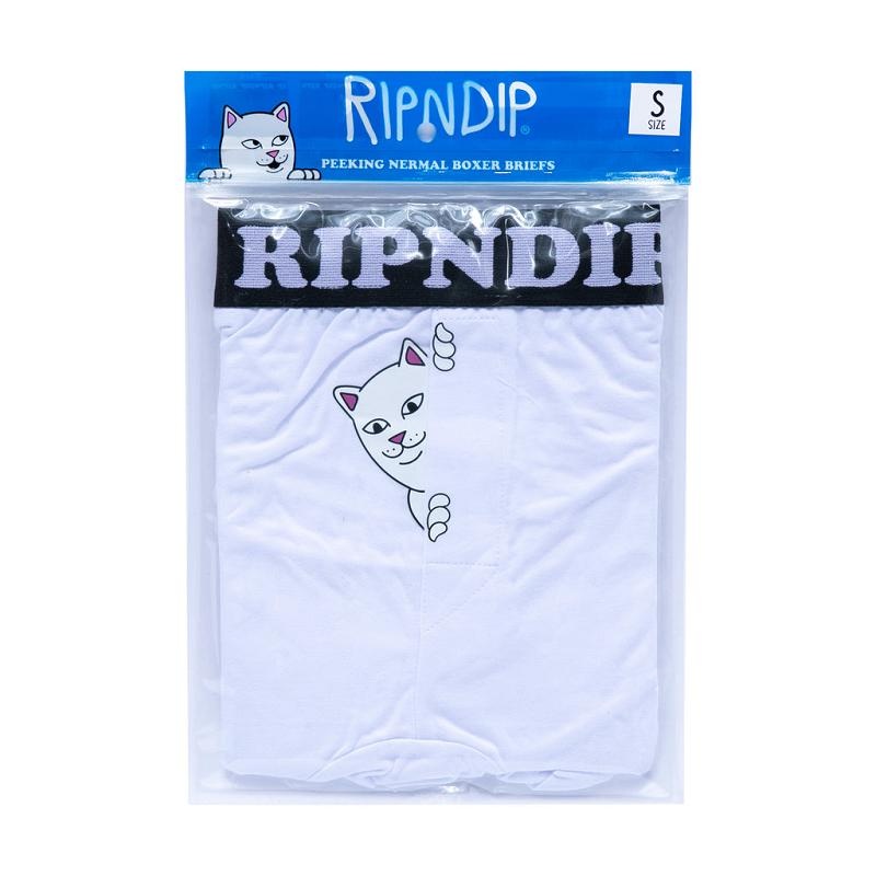 Ripndip Peek A Nermal Boxer White | CA QZ2993