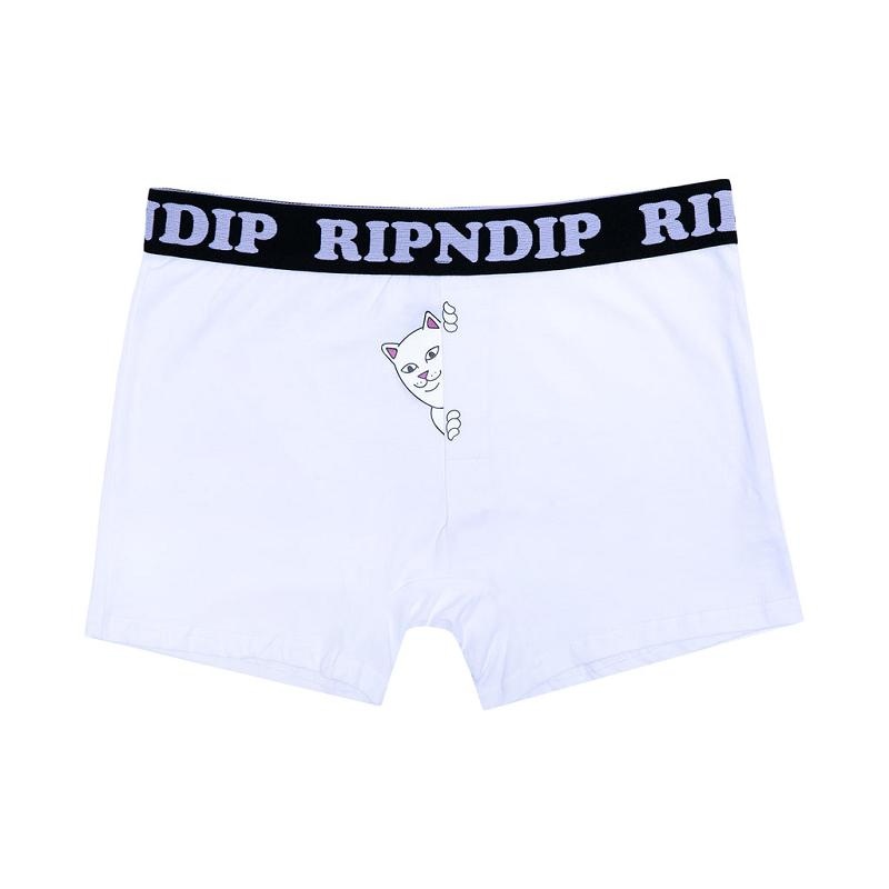 Ripndip Peek A Nermal Boxer White | CA QZ2993