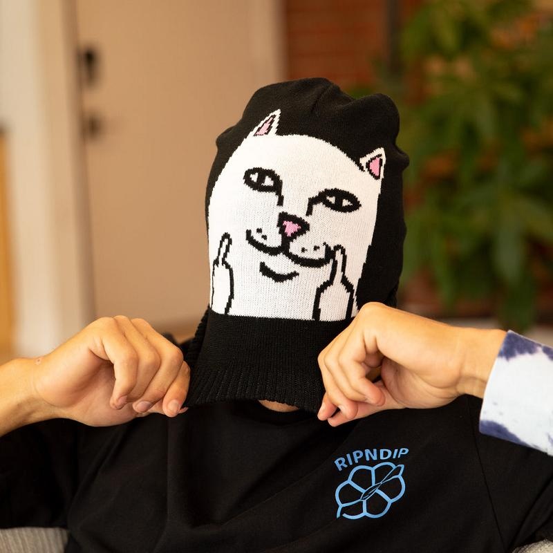 Ripndip Peeking Nermal Beanie Black | CA NB2102