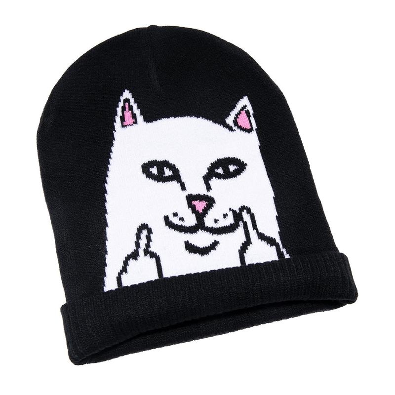 Ripndip Peeking Nermal Beanie Black | CA NB2102