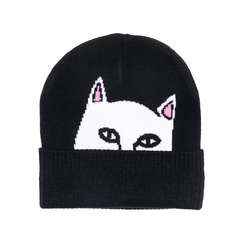 Ripndip Peeking Nermal Beanie Black | CA NB2102