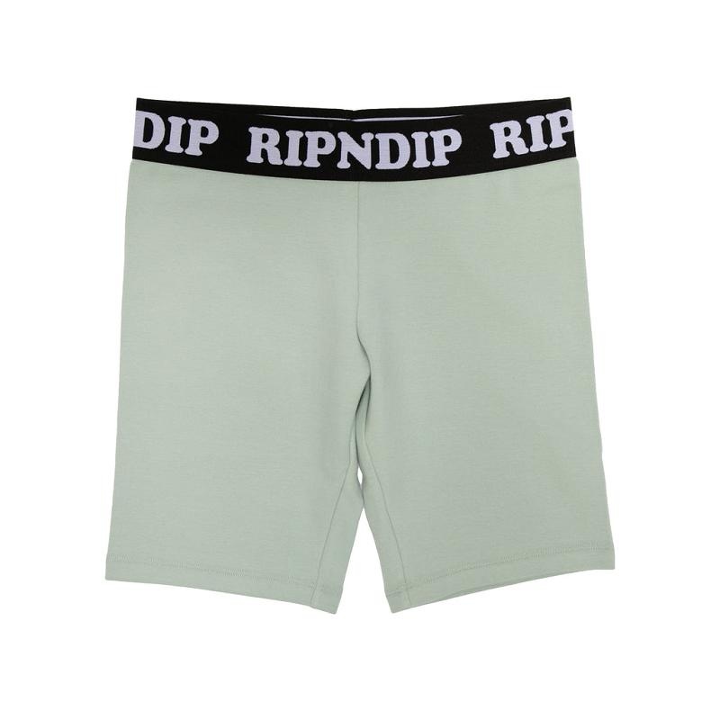 Ripndip Peeking Nermal Biker Shorts Green | CA UT2162