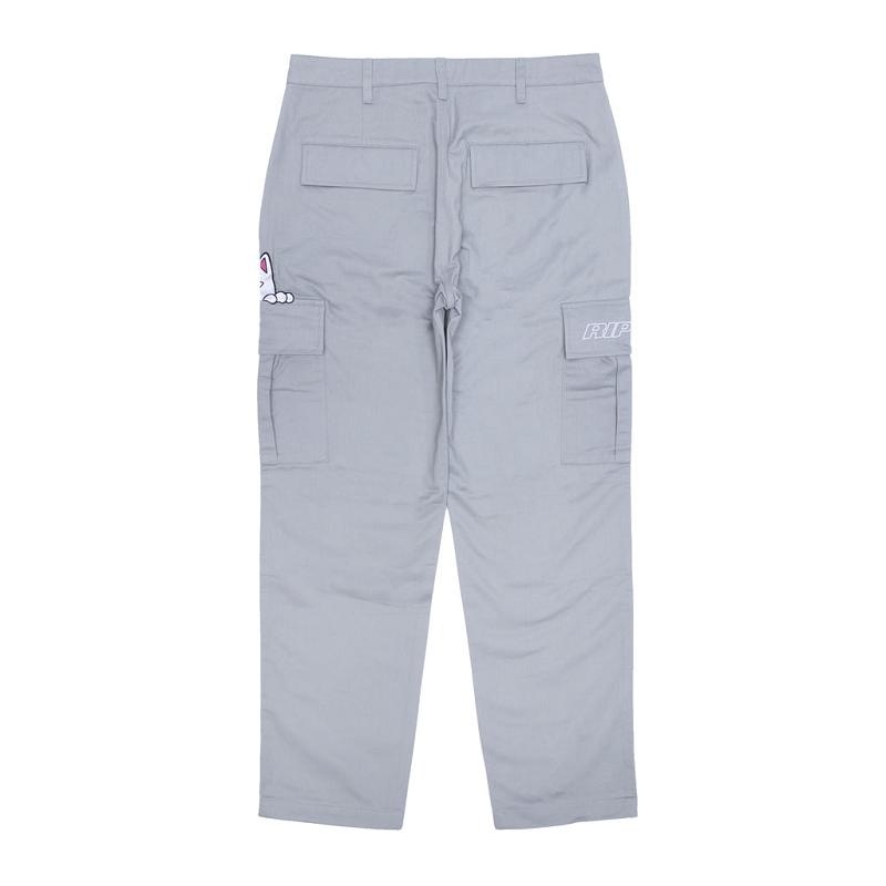 Ripndip Peeking Nermal Cargo Pants Grey | CA OR2395