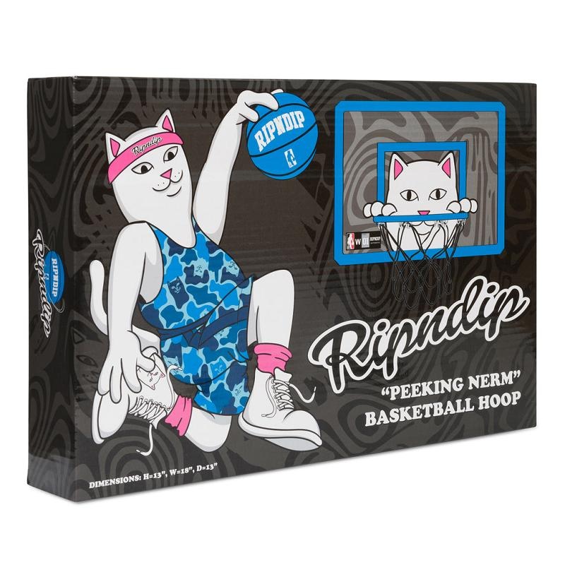 Ripndip Peeking Nermal Hanging Basketball Set Accessories Blue | CA VD2757