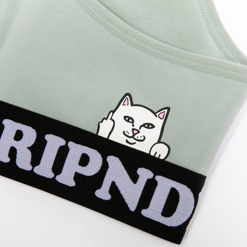 Ripndip Peeking Nermal Sports Bra Green | CA OR2112