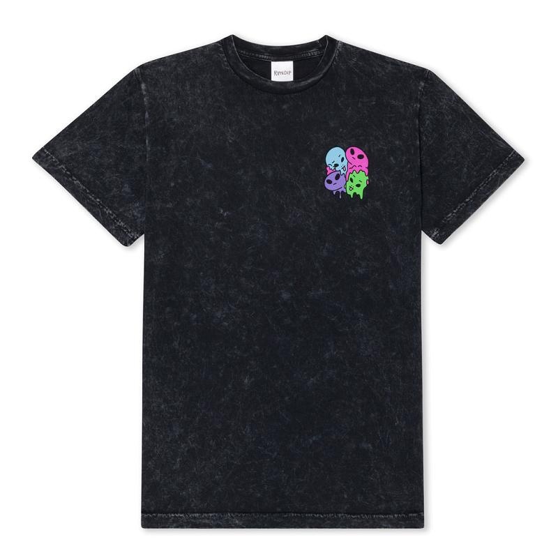 Ripndip Planet Special Shirts Black Wash | CA GL2248