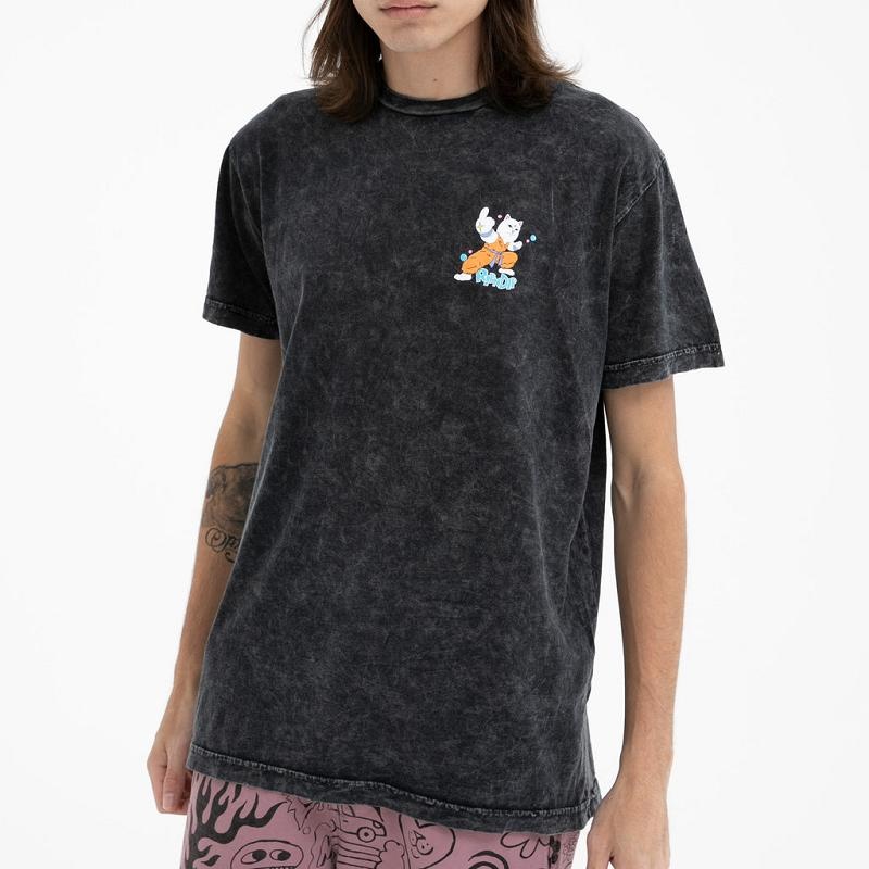 Ripndip Power Shirts Black Wash | CA FM2273