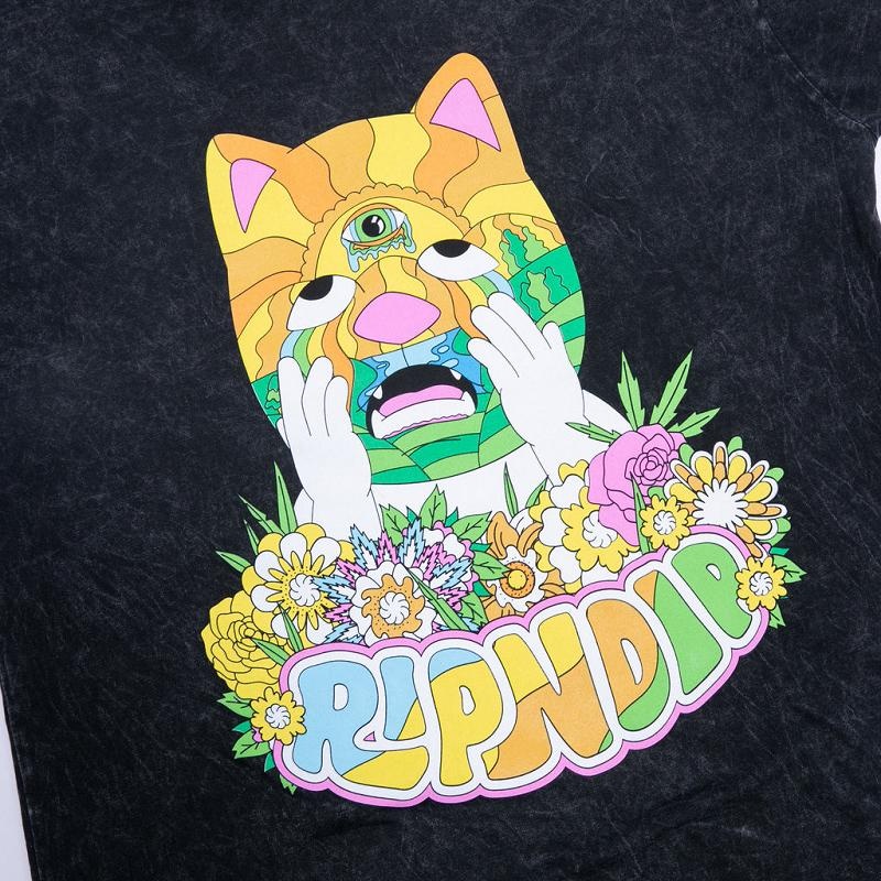 Ripndip Pretty Sad Shirts Black Wash | CA WY2261