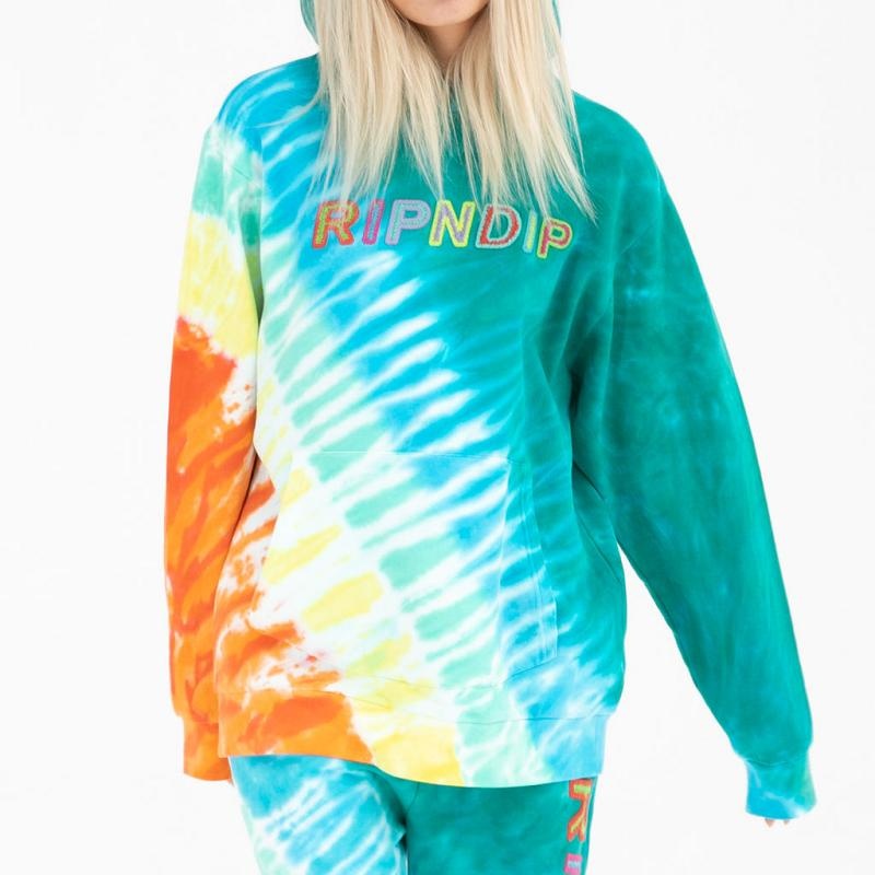 Ripndip Prisma Hoodie Turquoise Multicolor | CA CE2590