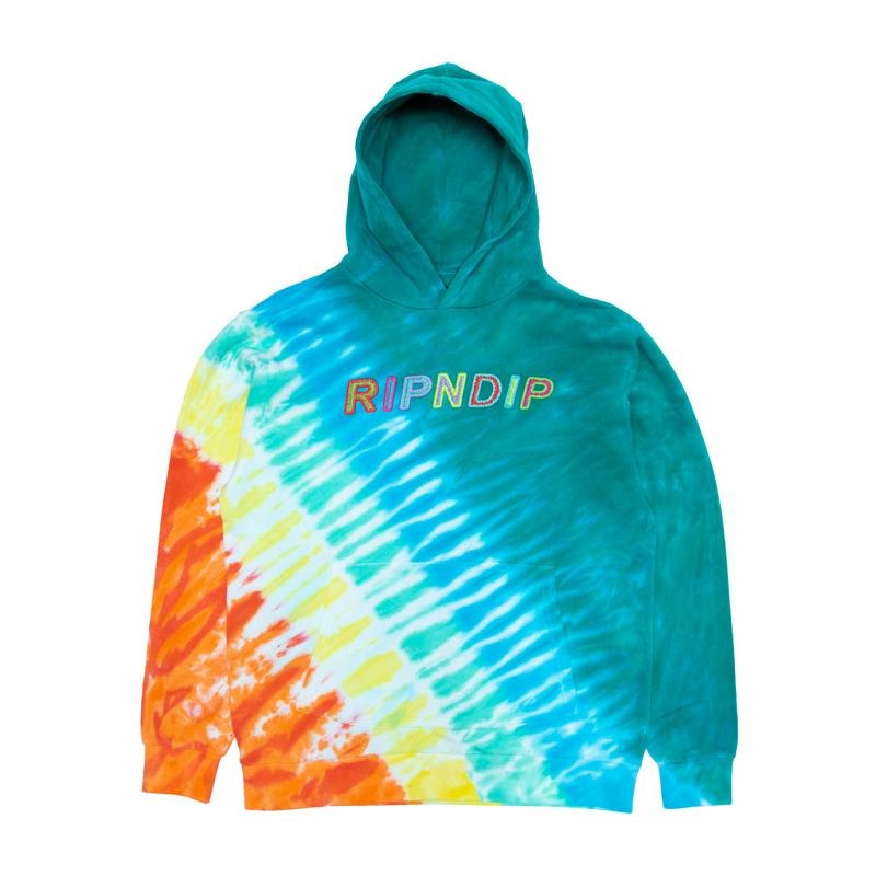 Ripndip Prisma Hoodie Turquoise Multicolor | CA CE2590