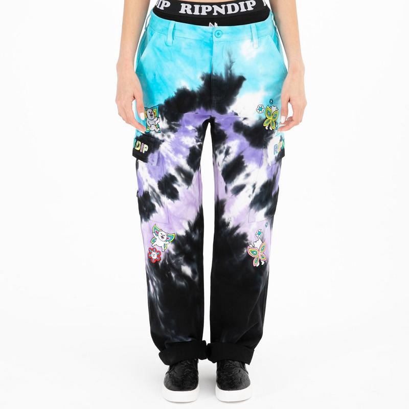 Ripndip Promised Land Cargo Pants Purple / Blue | CA MA2404