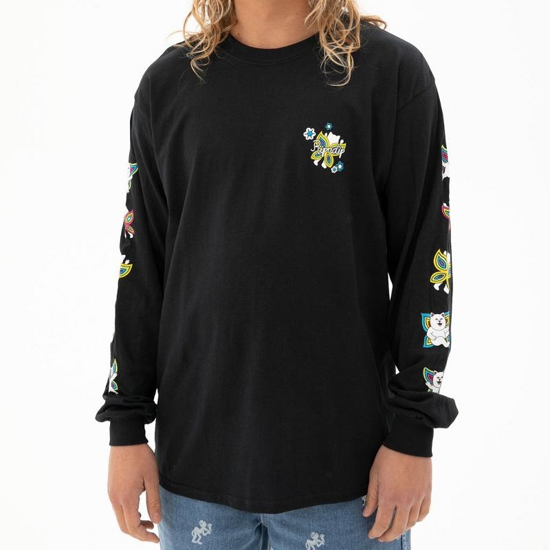 Ripndip Promised Land Long Sleeve Black | CA OR2447