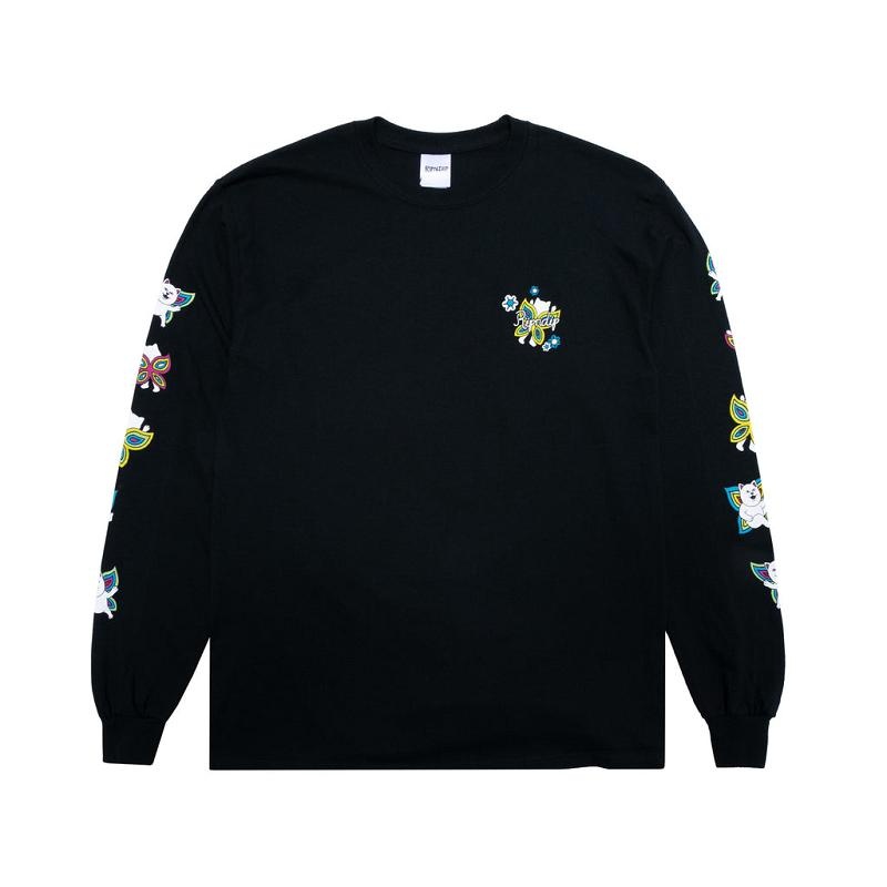 Ripndip Promised Land Long Sleeve Black | CA OR2447