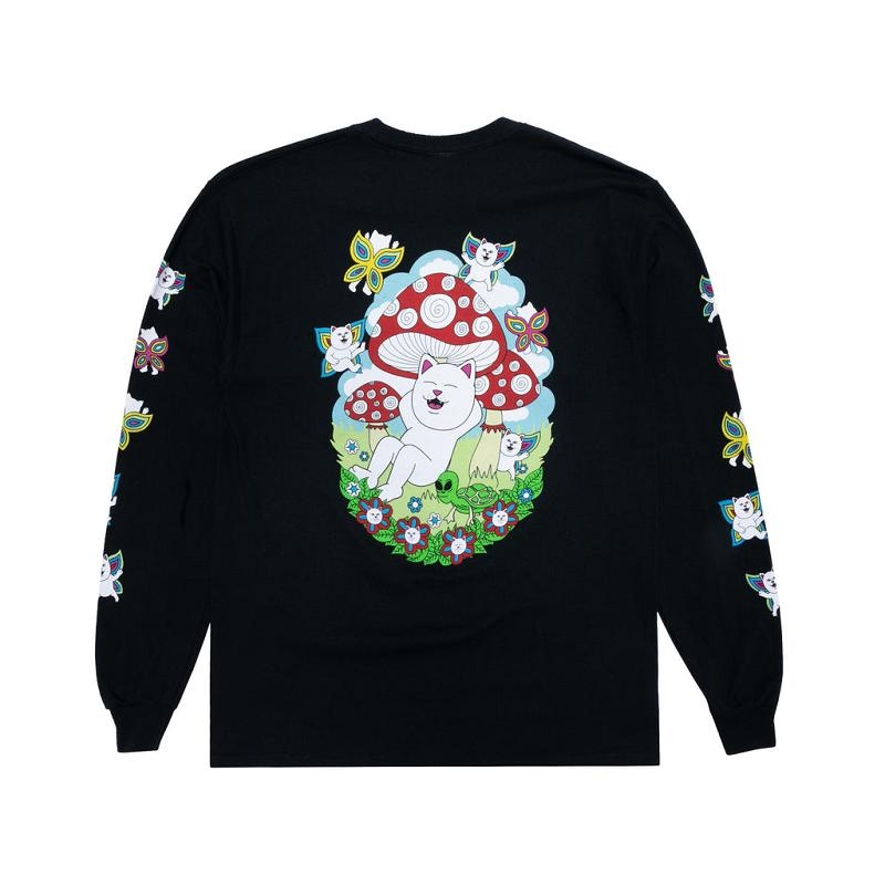 Ripndip Promised Land Long Sleeve Black | CA OR2447