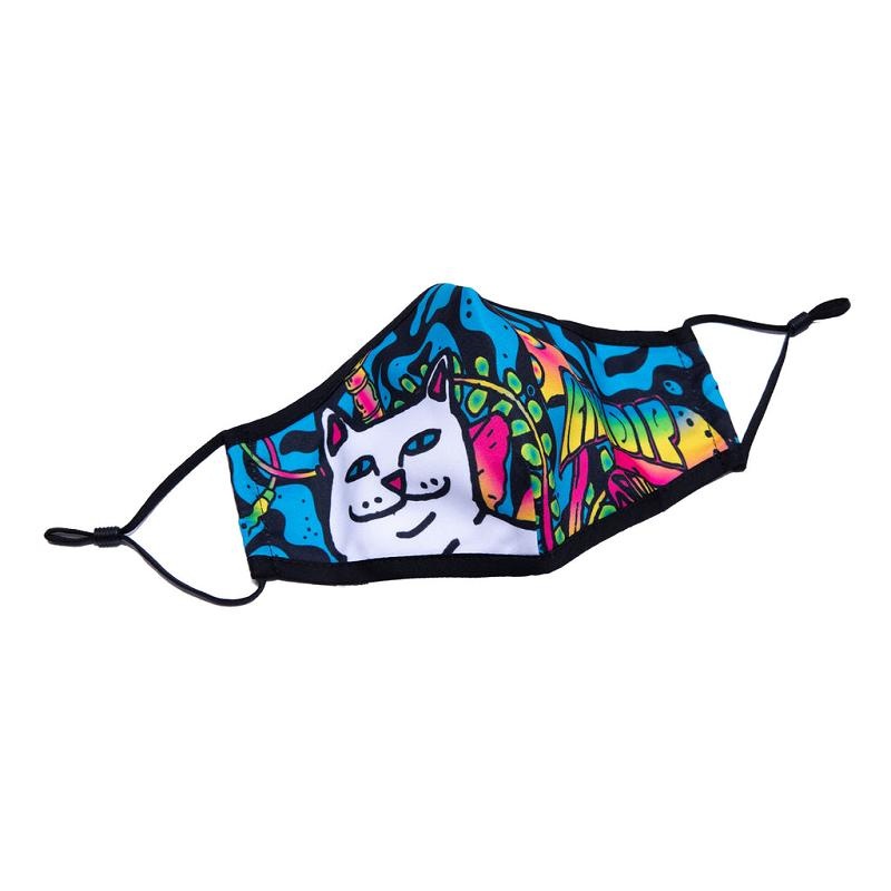 Ripndip Psychedelic Face Mask Accessories Multicolor | CA QZ2966