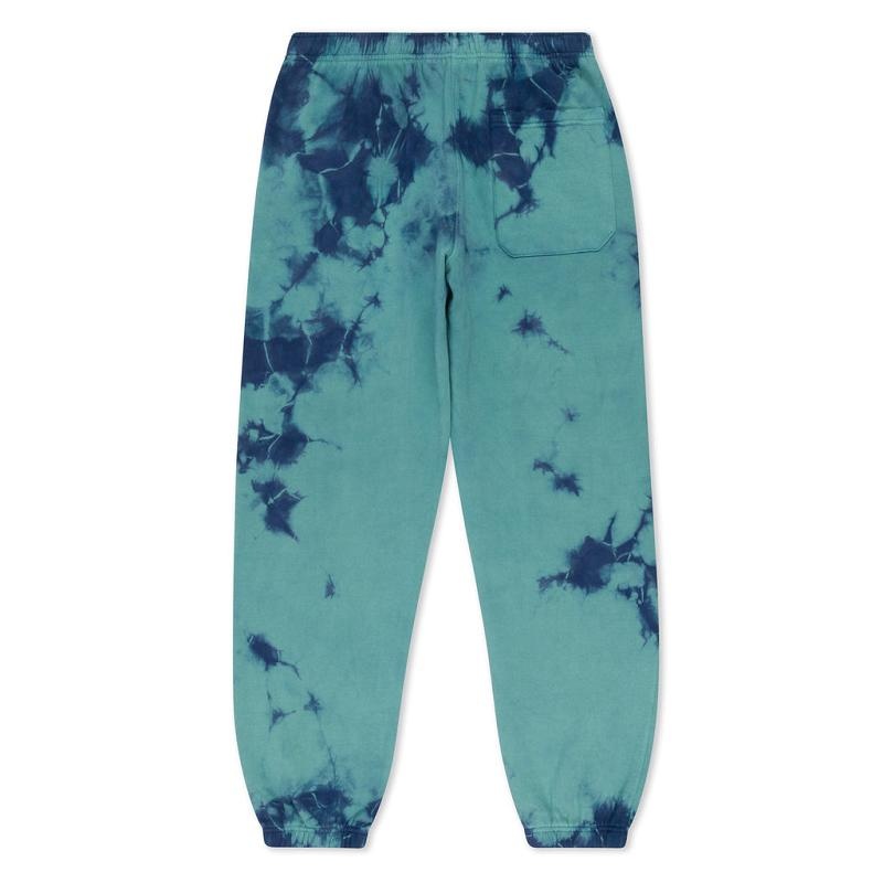 Ripndip Psychedelic Garden Sweatpants Navy / Light Turquoise Wash | CA HK2119