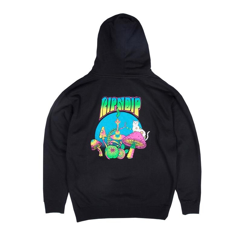 Ripndip Psychedelic Hoodie Black | CA GL2597