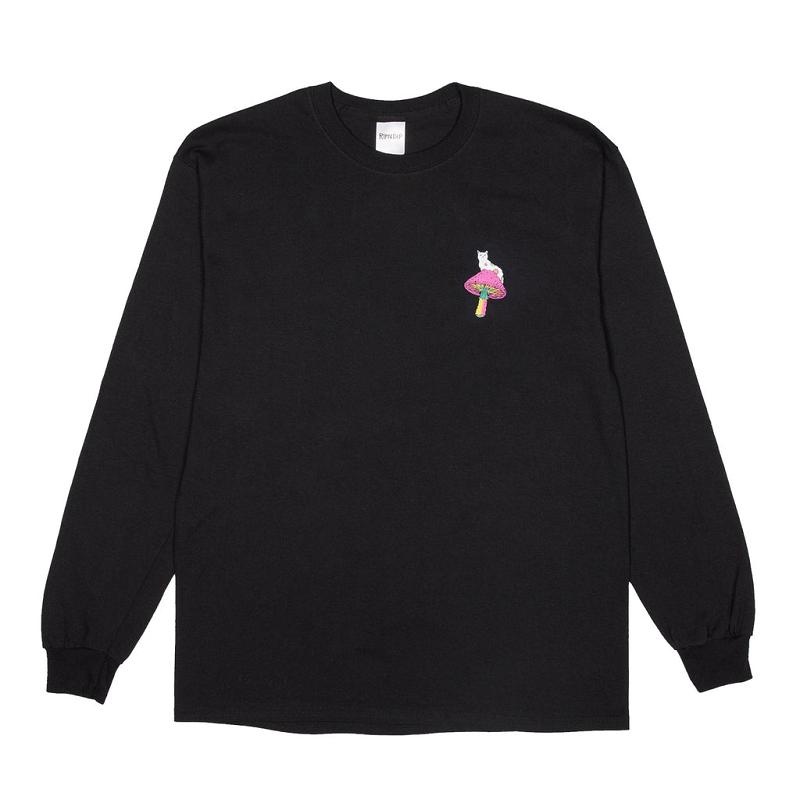 Ripndip Psychedelic Long Sleeve Black | CA SO2444