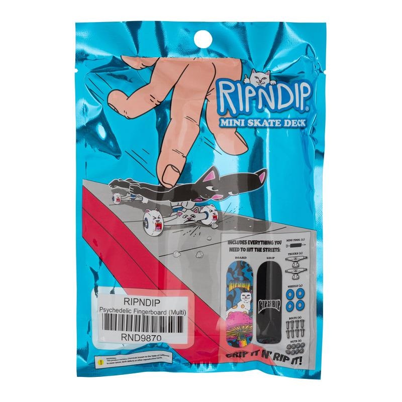 Ripndip Psychedelic Mini Skateboard Accessories Multicolor | CA KI2762