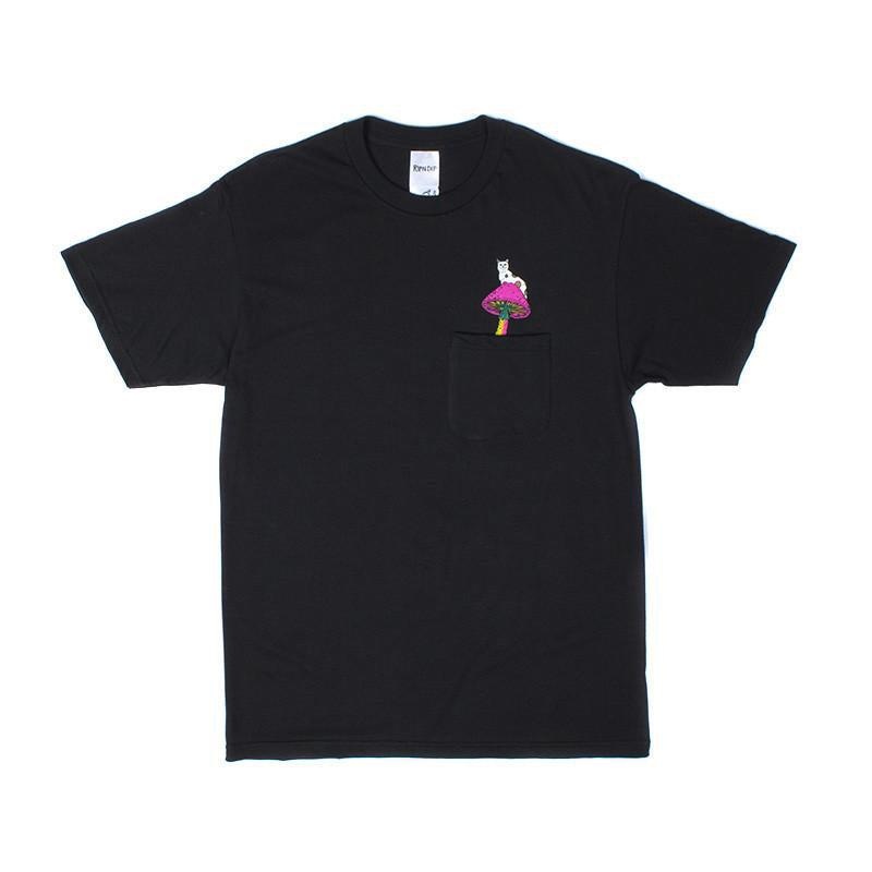 Ripndip Psychedelic Nermal Pocket Shirts Black | CA HK2336