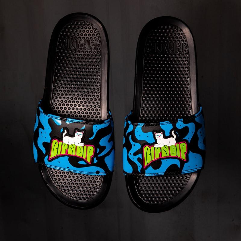 Ripndip Psychedelic Slides Black | CA NB2024