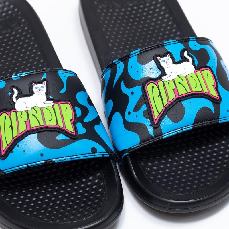 Ripndip Psychedelic Slides Black | CA NB2024