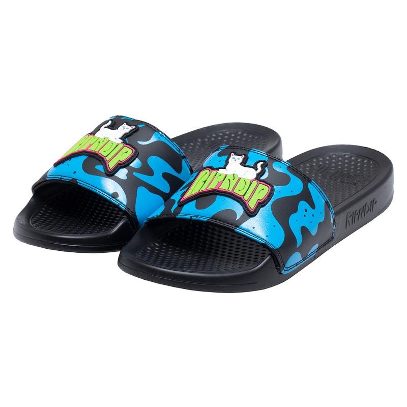 Ripndip Psychedelic Slides Black | CA NB2024