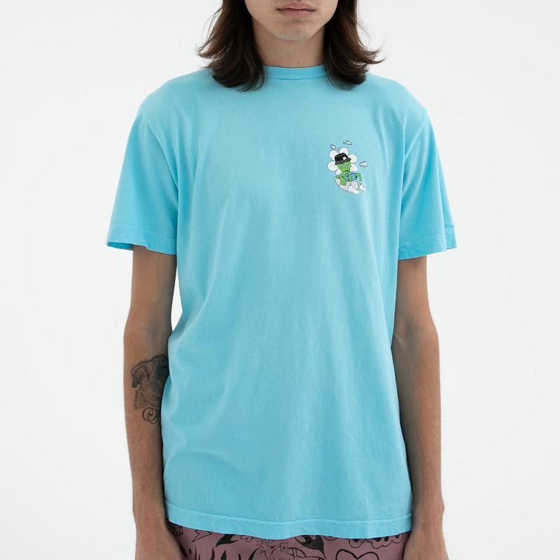 Ripndip Relaxed Shirts Light Blue | CA GL2274