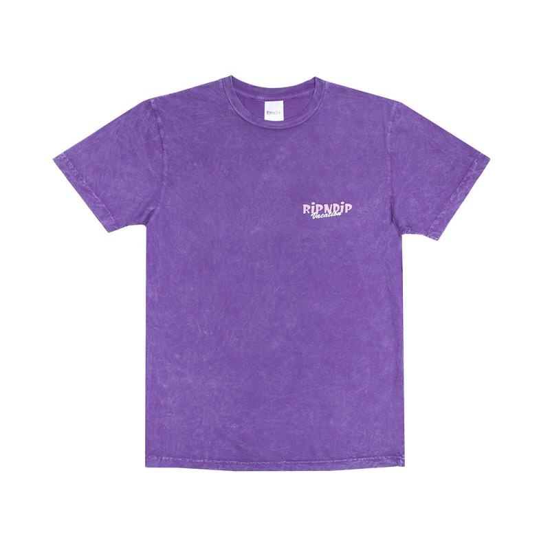 Ripndip Ripndip Vacay Shirts Purple Wash | CA SO2297