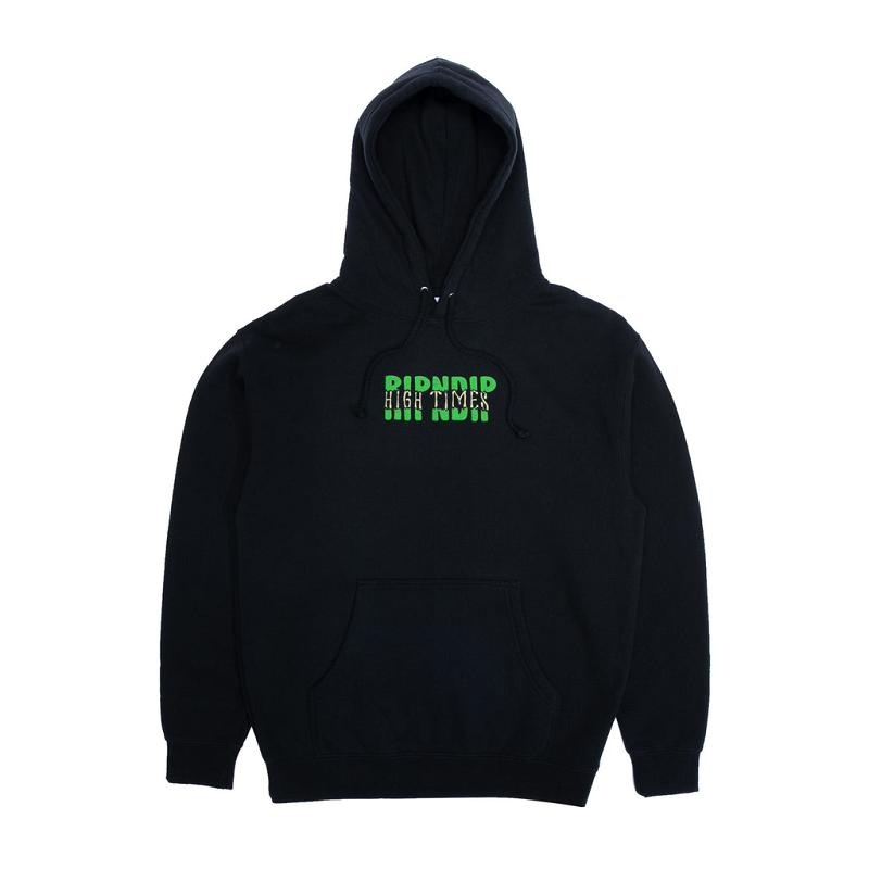 Ripndip Ripndip x High Times Hoodie Black | CA PQ2576