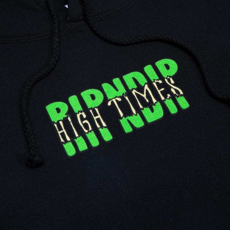 Ripndip Ripndip x High Times Hoodie Black | CA PQ2576