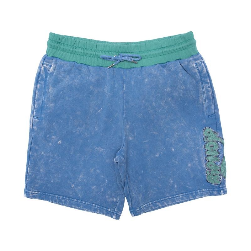 Ripndip Ripntail Sweat Shorts Blue Wash | CA NB2206