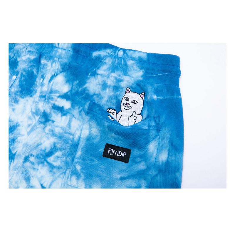 Ripndip Ripntail Sweat Shorts Blue Wash | CA TV2186