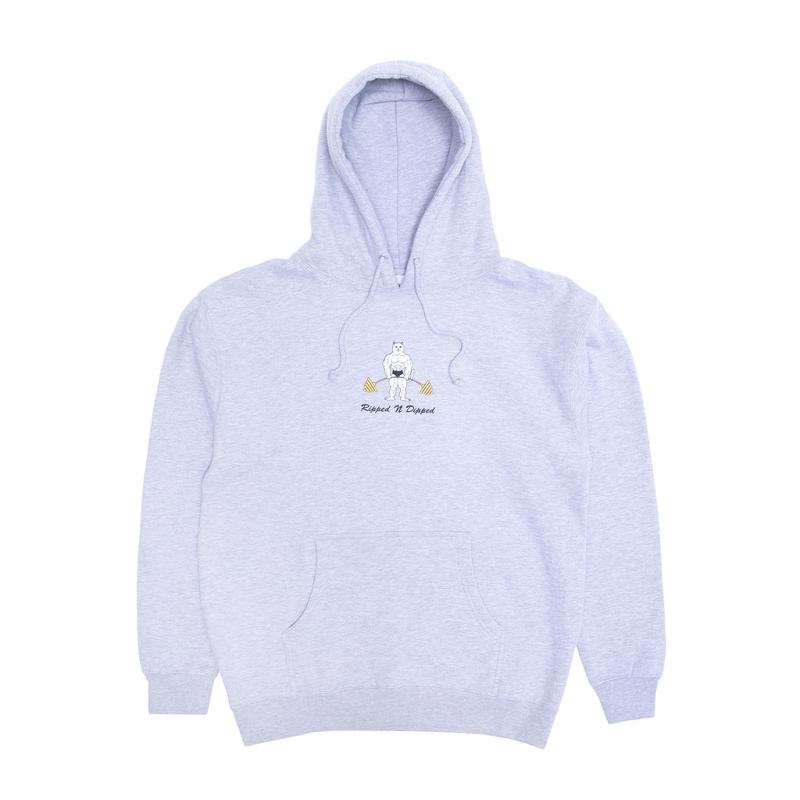 Ripndip Ripped n Dipped Hoodie Grey | CA QZ2559