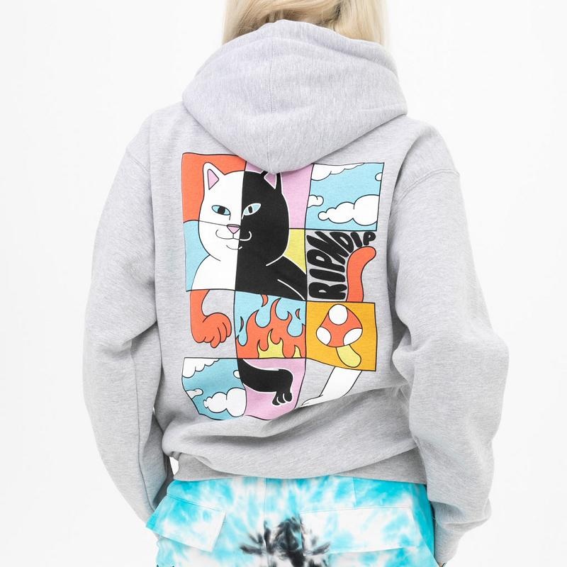 Ripndip Rubix Hoodie Grey | CA JJ2595