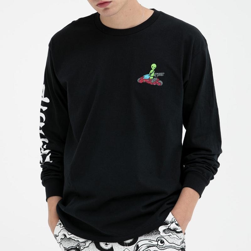 Ripndip Runaway Long Sleeve Black | CA BC2432