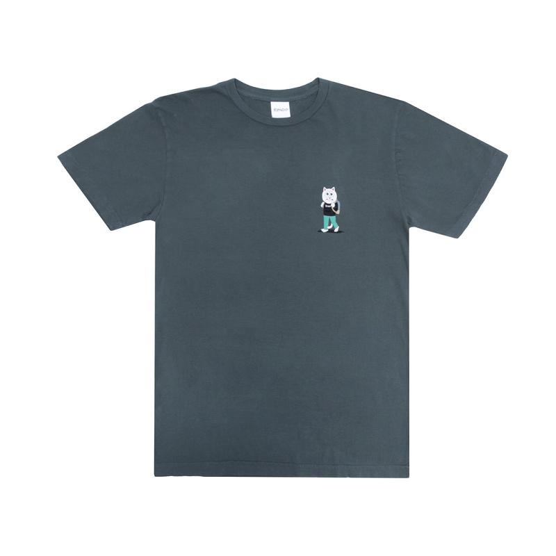 Ripndip Scary Hours Shirts Grey | CA HK2275