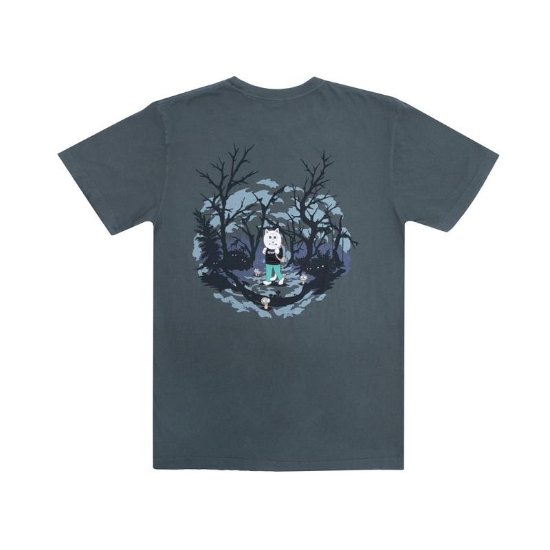 Ripndip Scary Hours Shirts Grey | CA HK2275