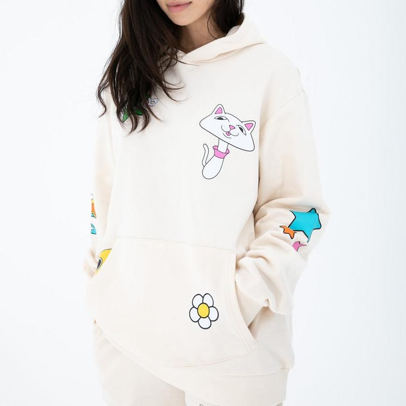 Ripndip Shroom Mania Hoodie Beige | CA XF2565