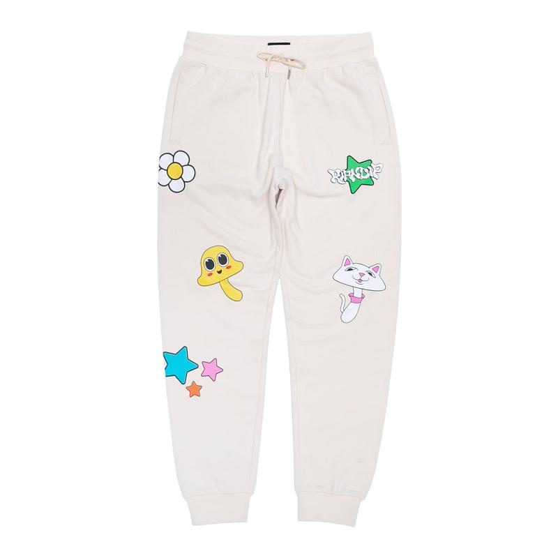 Ripndip Shroom Mania Sweatpants Beige | CA XF2124