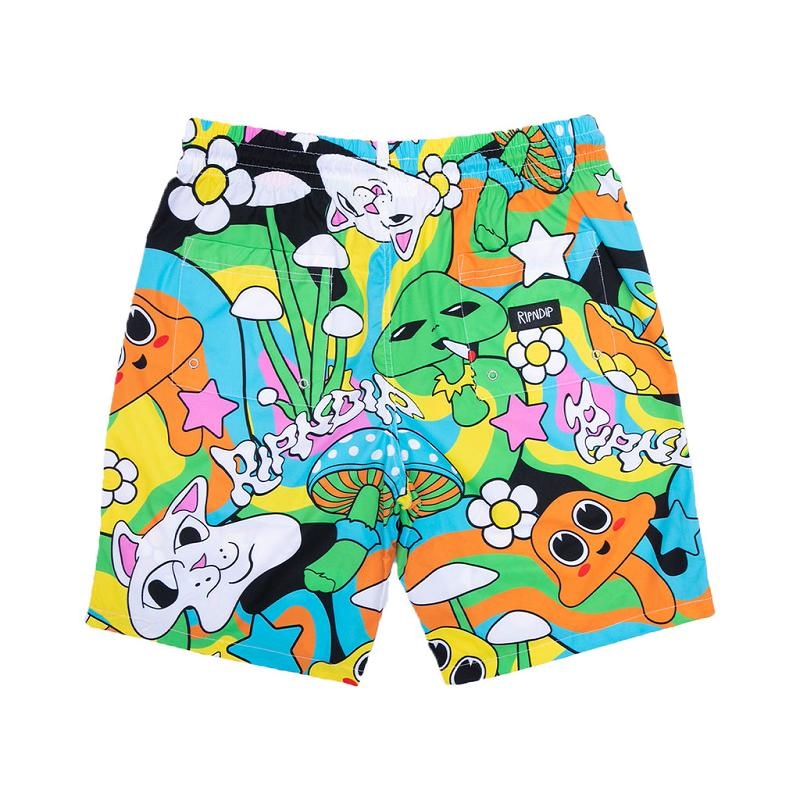 Ripndip Shroom Mania Swim Shorts Multicolor | CA ZG2175