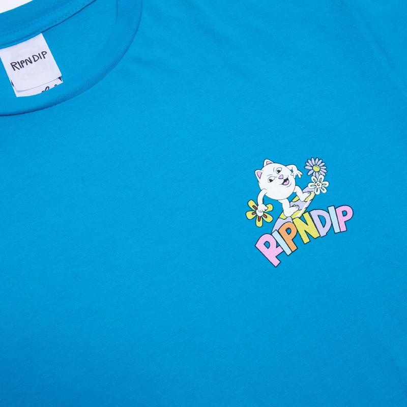 Ripndip Skating Rainbow Shirts Blue | CA CE2281