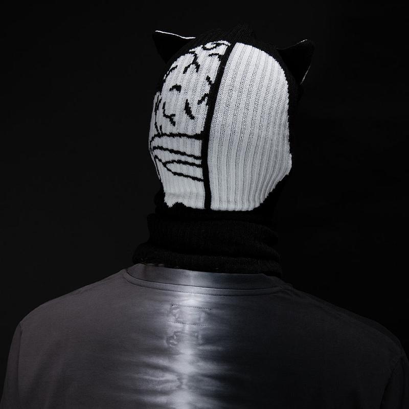 Ripndip Skelly Nerm Balaclava Beanie Black | CA YU2083